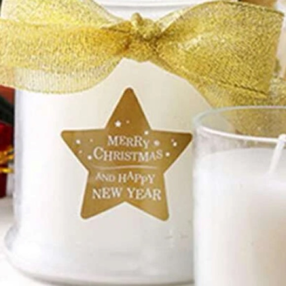 Merry Christmas & Happy New Year Stickers ⭐️Silver & Gold Bells & Stars 40ct - Picture 4 of 6